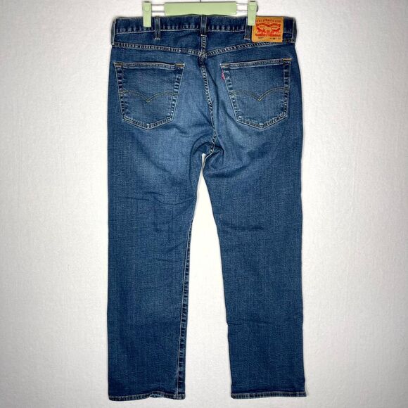 Levi Strauss & Co 501 Button Fly Jeans Dark Wash Mens W38 L30 - Picture 2 of 13